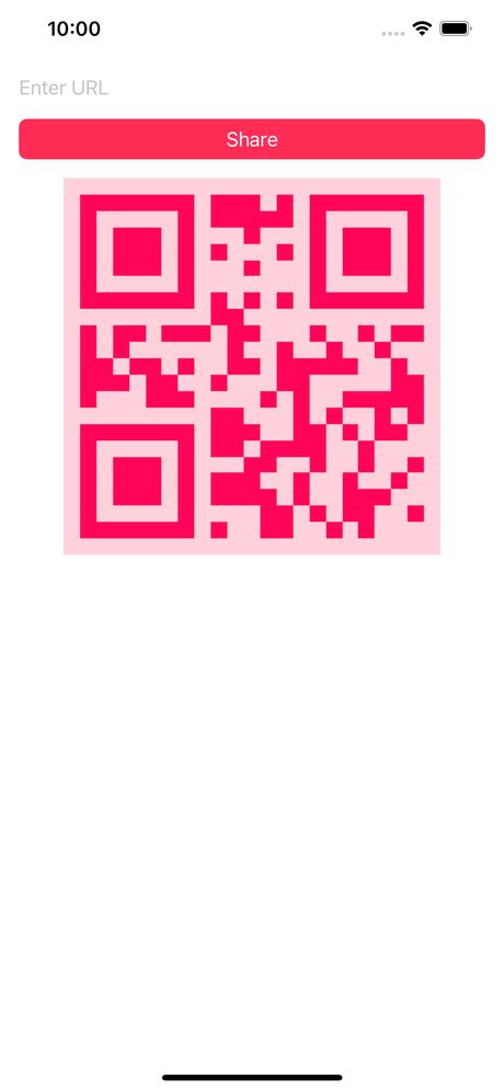 QR Builder iPhone screenshot 1