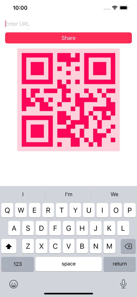 QR Builder iPhone screenshot 2